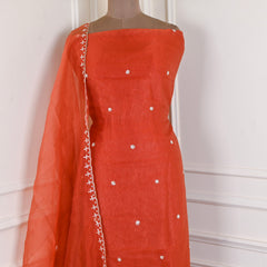 Crush Orange Unstitched Suit