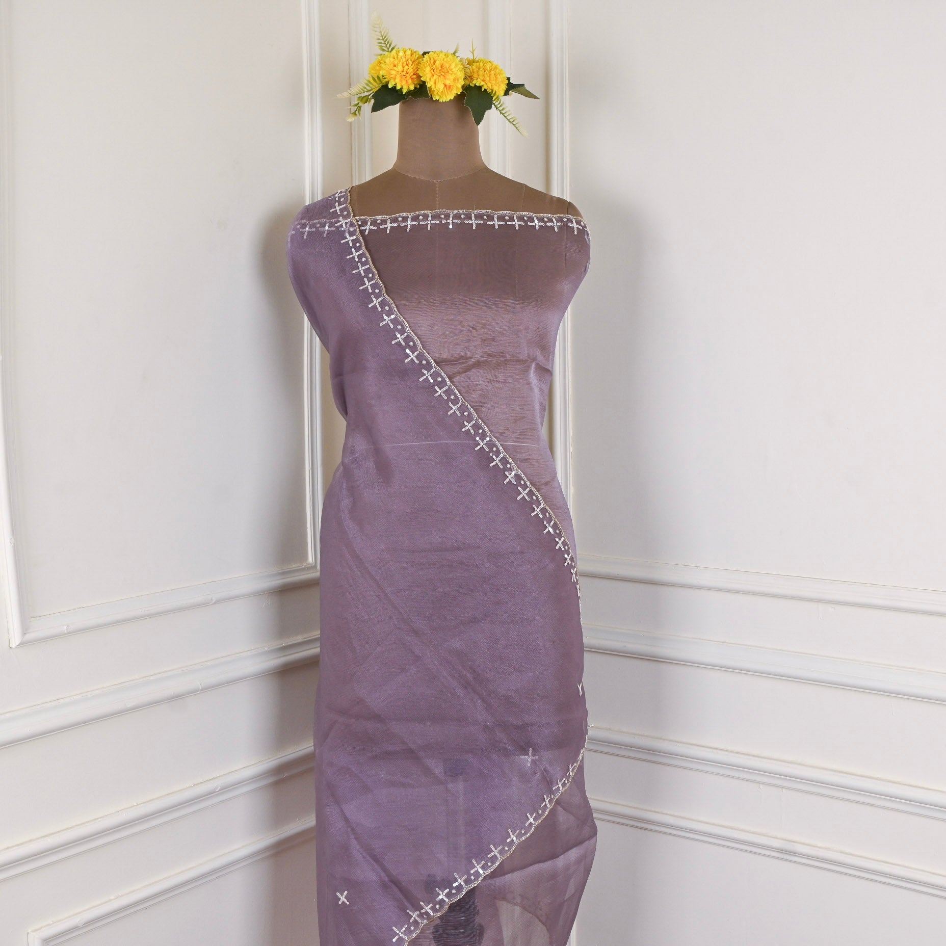 Crush Purple Unstitched Suit