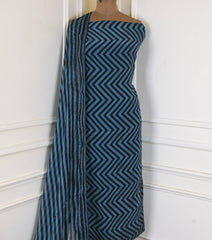 Crepe Blue Unstitched Suit