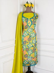 Burberry Neon Yellow Unstitched Suit