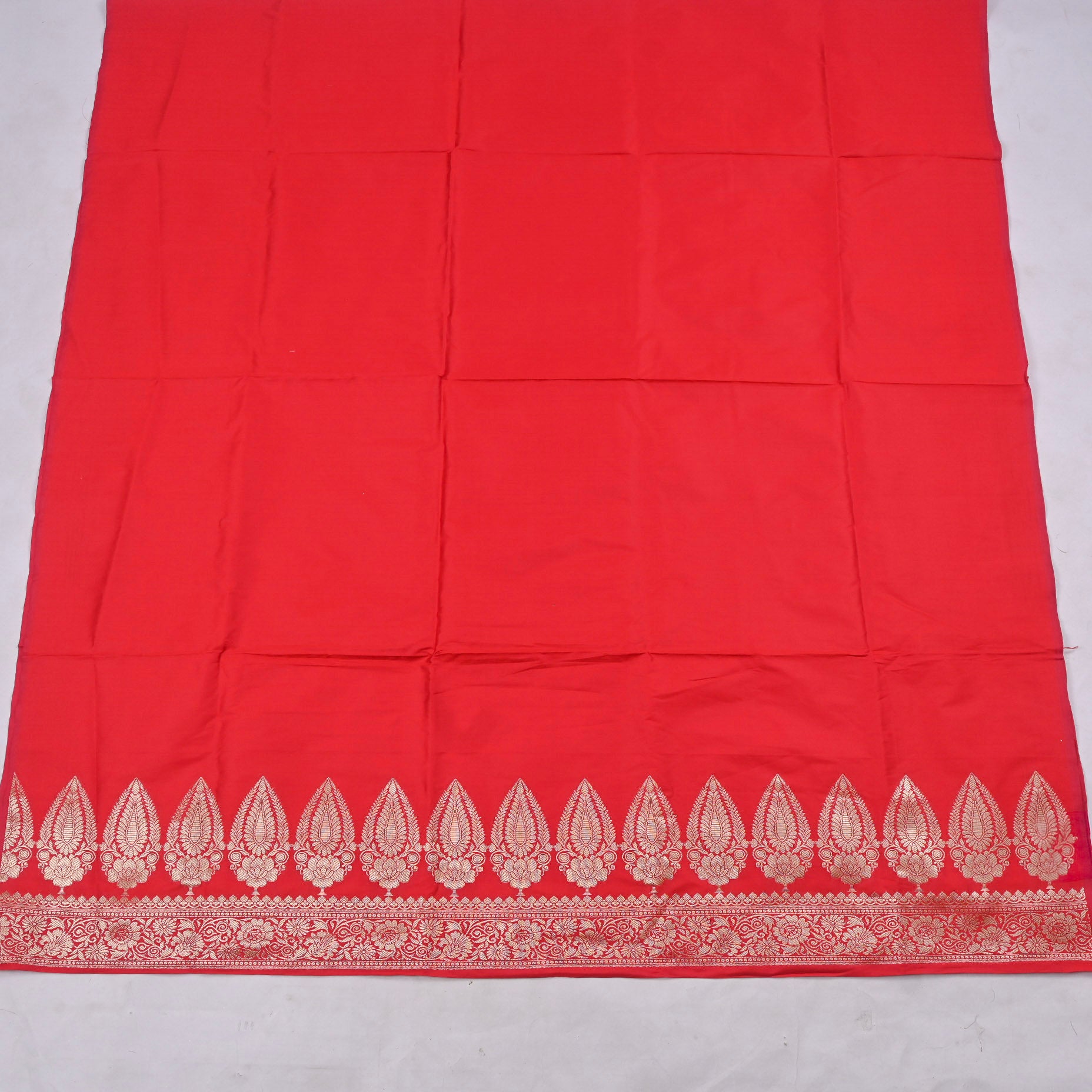 Silk Red Unstitched Suit