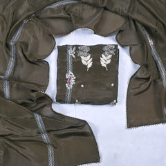 Crepe Grey Unstitched Suit