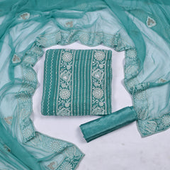Georgette Ferozi Unstitched Suit