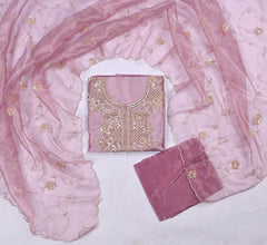Glass Purple Unstitched Suit