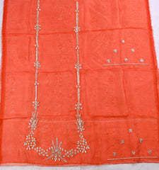 Rust Glass Shimmer Unstitched Suit