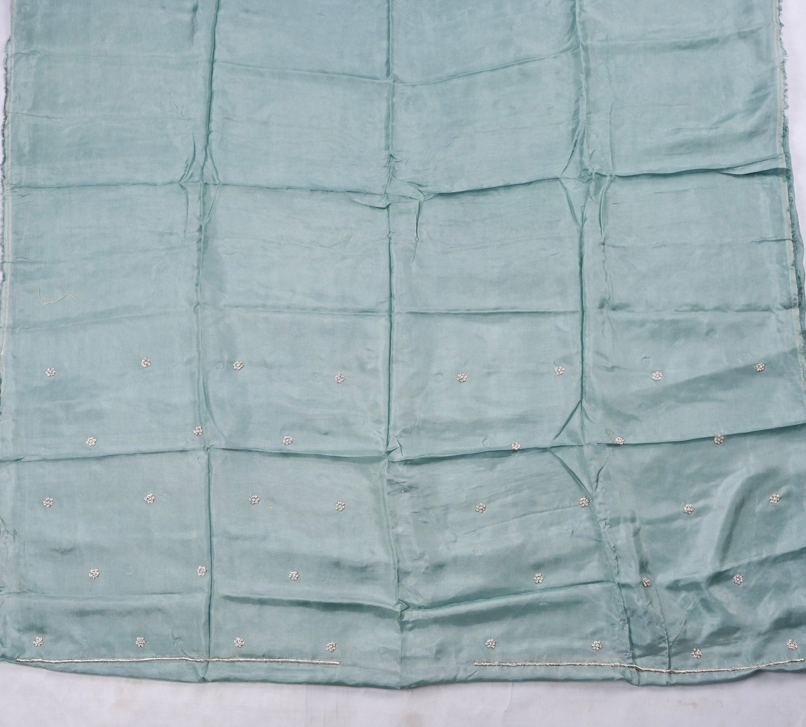 Sasha Silk Light Blue Unstitched Suit