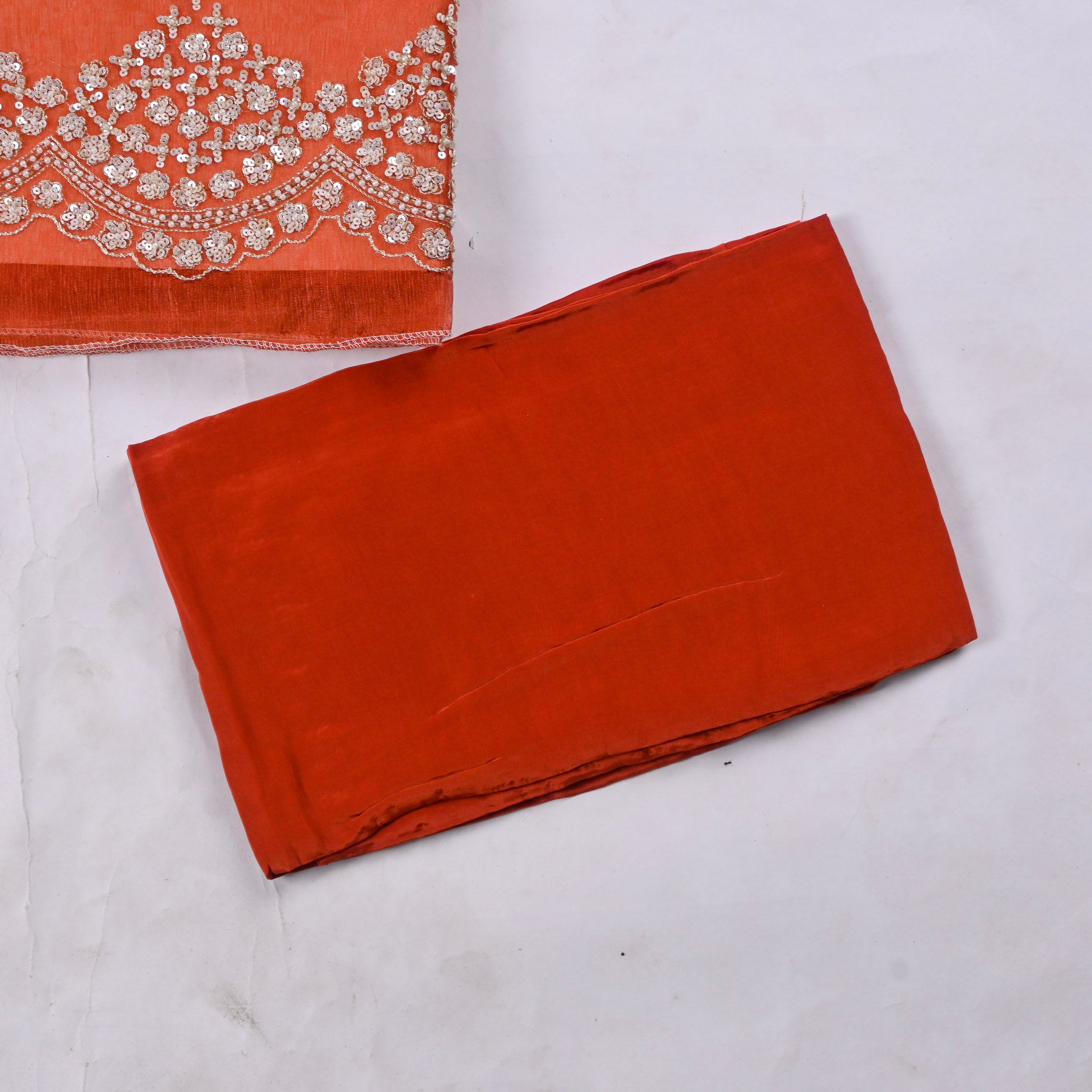 Crush Orange Unstitched Suit