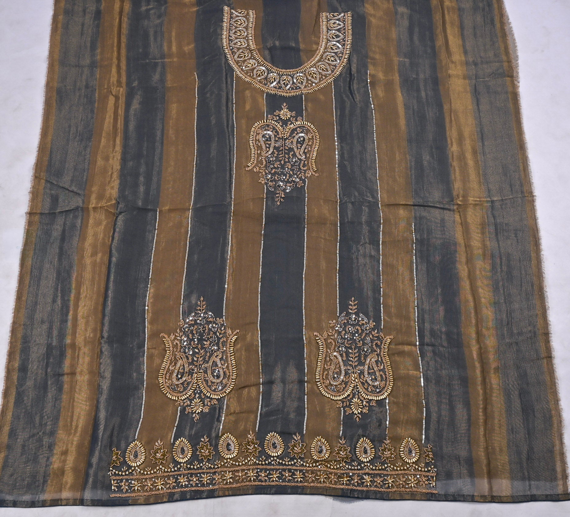 Shimmer Blue Unstitched Suit
