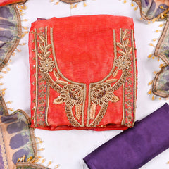 Burberry Orange Unstitched Suit