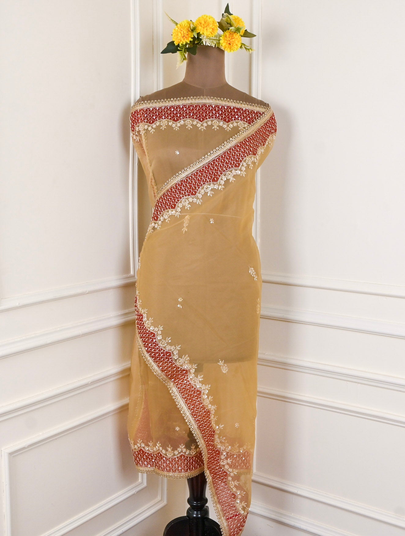 Glass Yellow Unstitched Suit