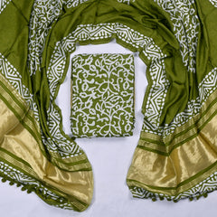 Cotton Green Unstitched Suit