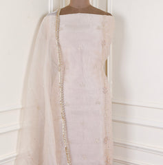 Crush Beige Unstitched Suit