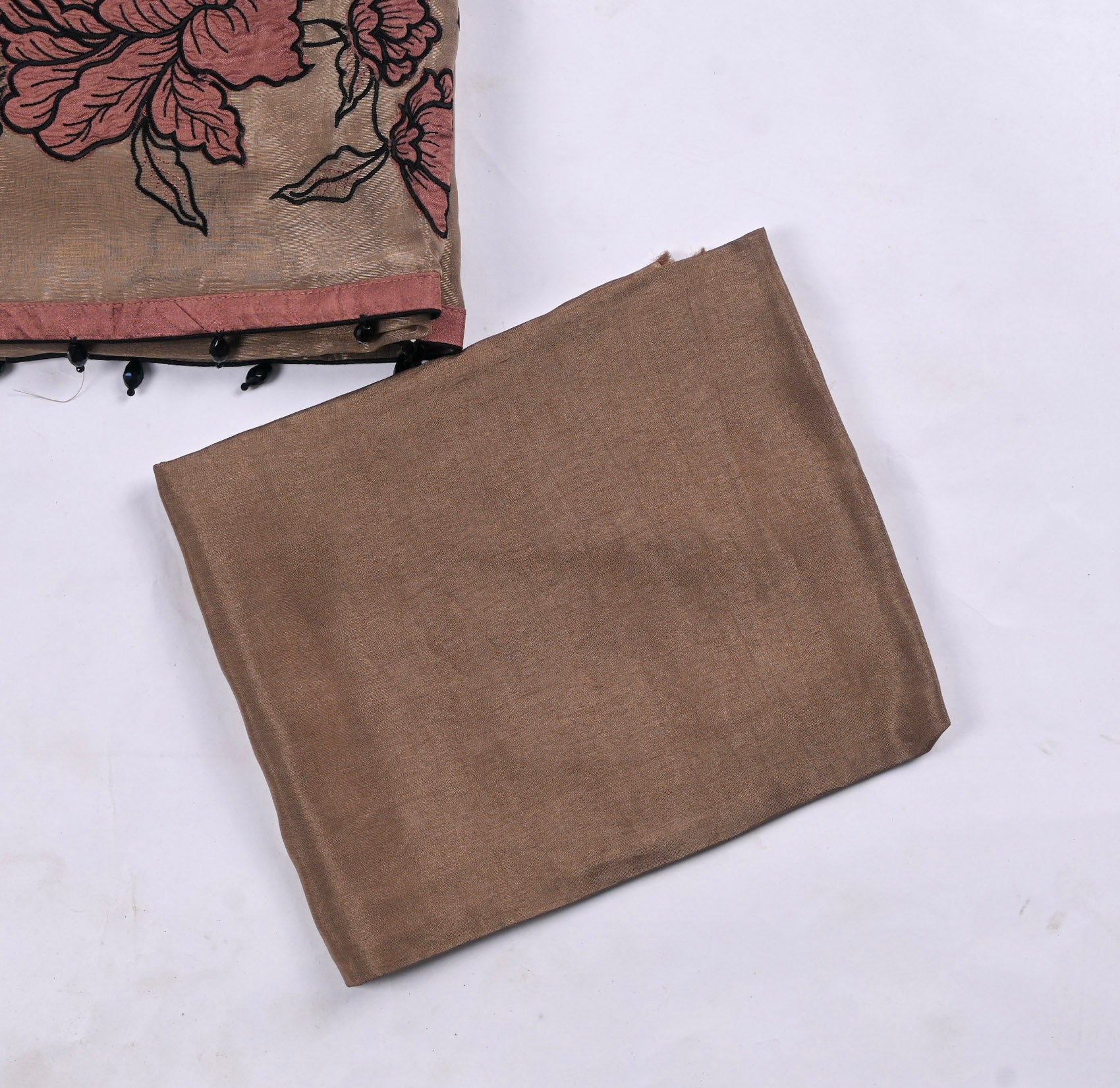Shimmer Brown Unstitched Suit