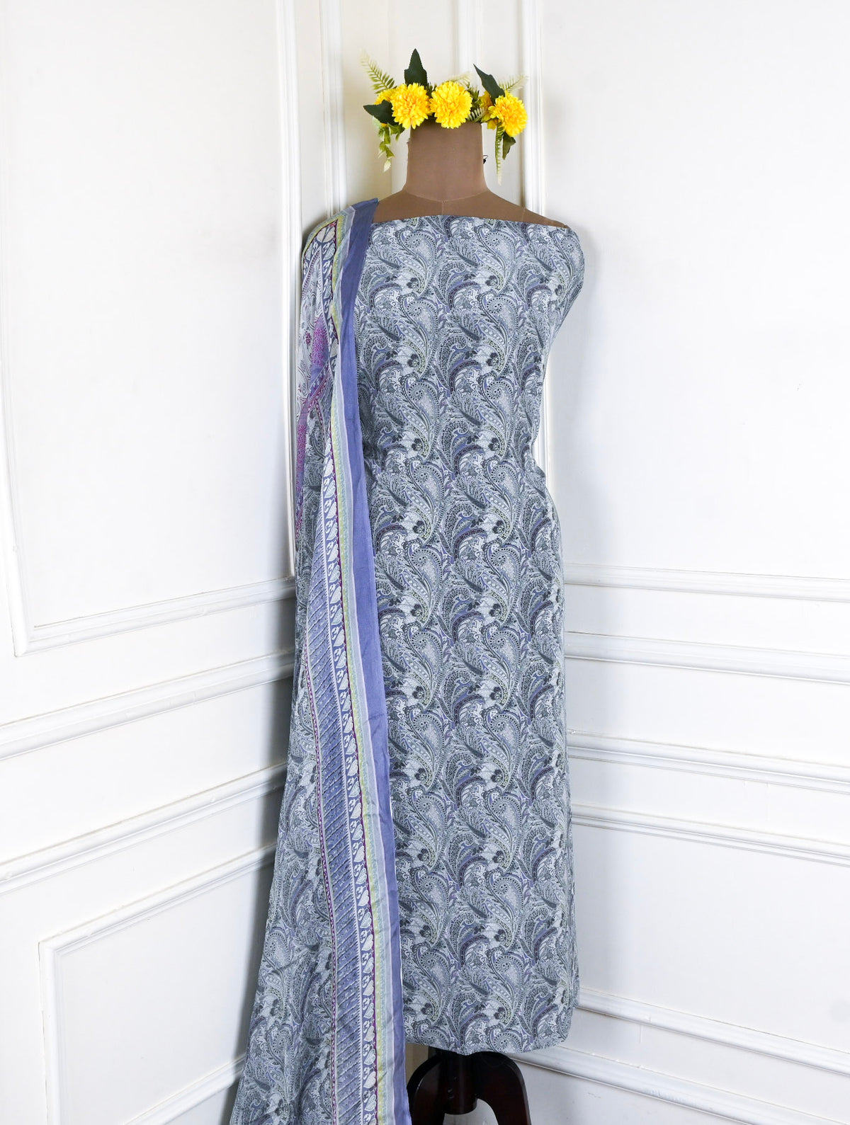 Crepe Blue Unstitched Suit