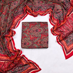 Sapphire Chinon Red Unstitched Suit