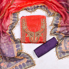 Burberry Orange Unstitched Suit