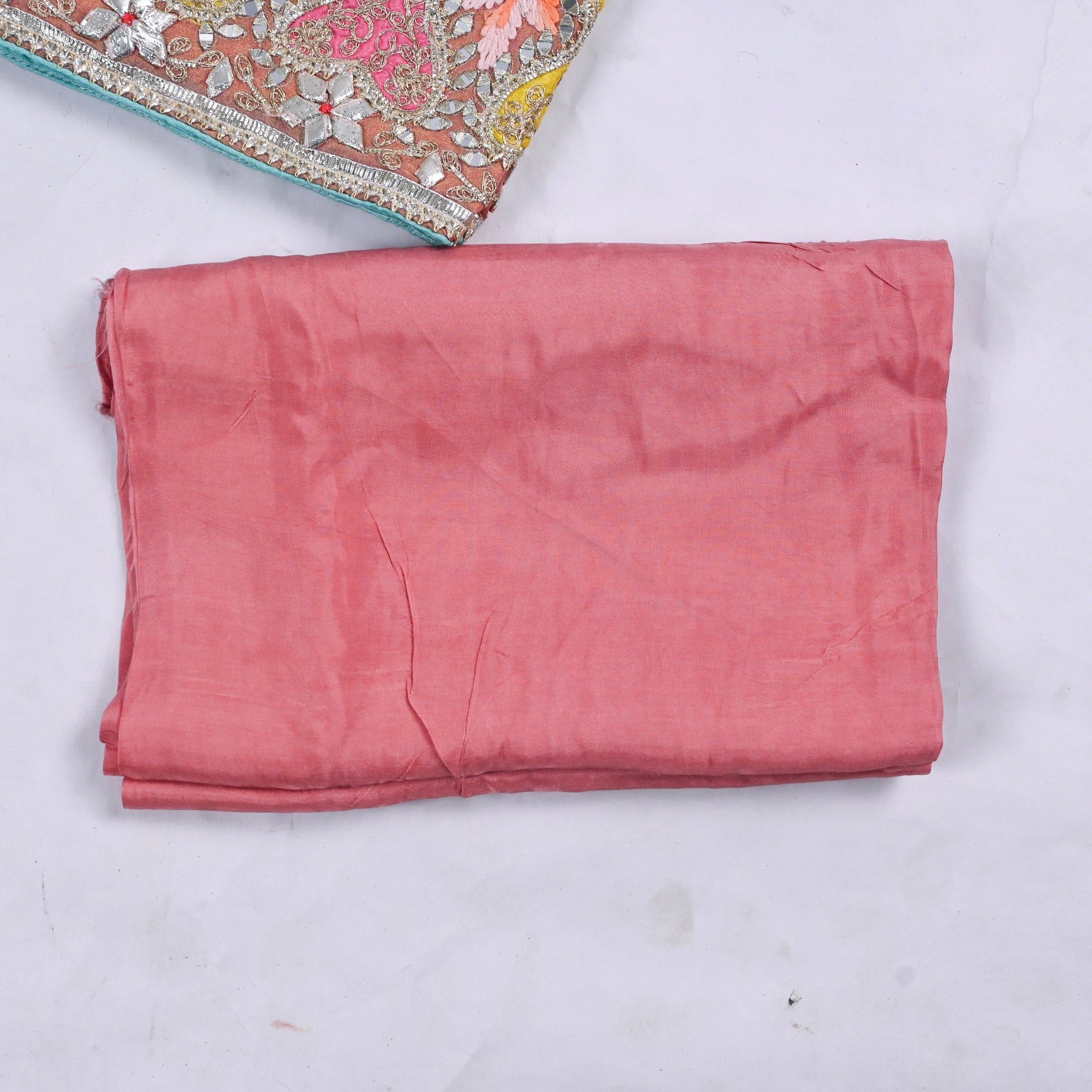 Shimmer Peach Unstitched Suit
