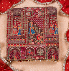 Crepe Red Unstitched Suit
