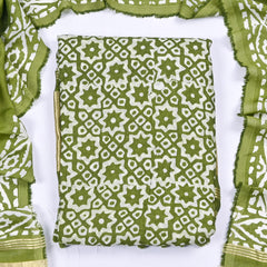 Cotton Green Unstitched Suit