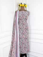Crepe Off-White Unstitched Suit