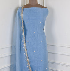 Crush Blue Unstitched Suit