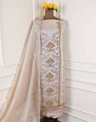 Burberry Beige Unstitched Suit