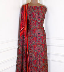 Sapphire Chinon Red Unstitched Suit