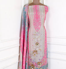 Crush Pink Unstitched Suit