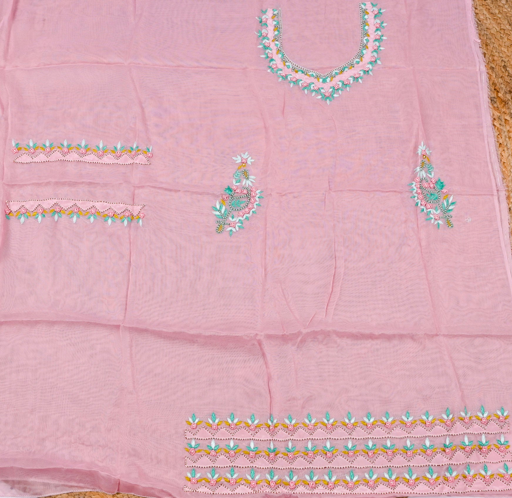 Burberry Pink Unstitched Suit