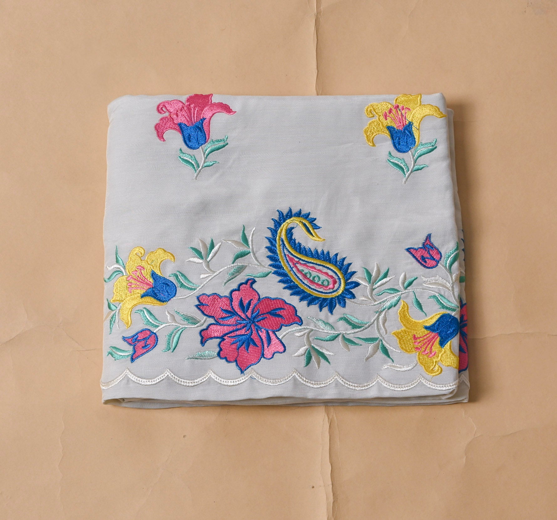Georgette Blue Unstitched Suit