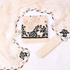 Crush Beige Unstitched Suit