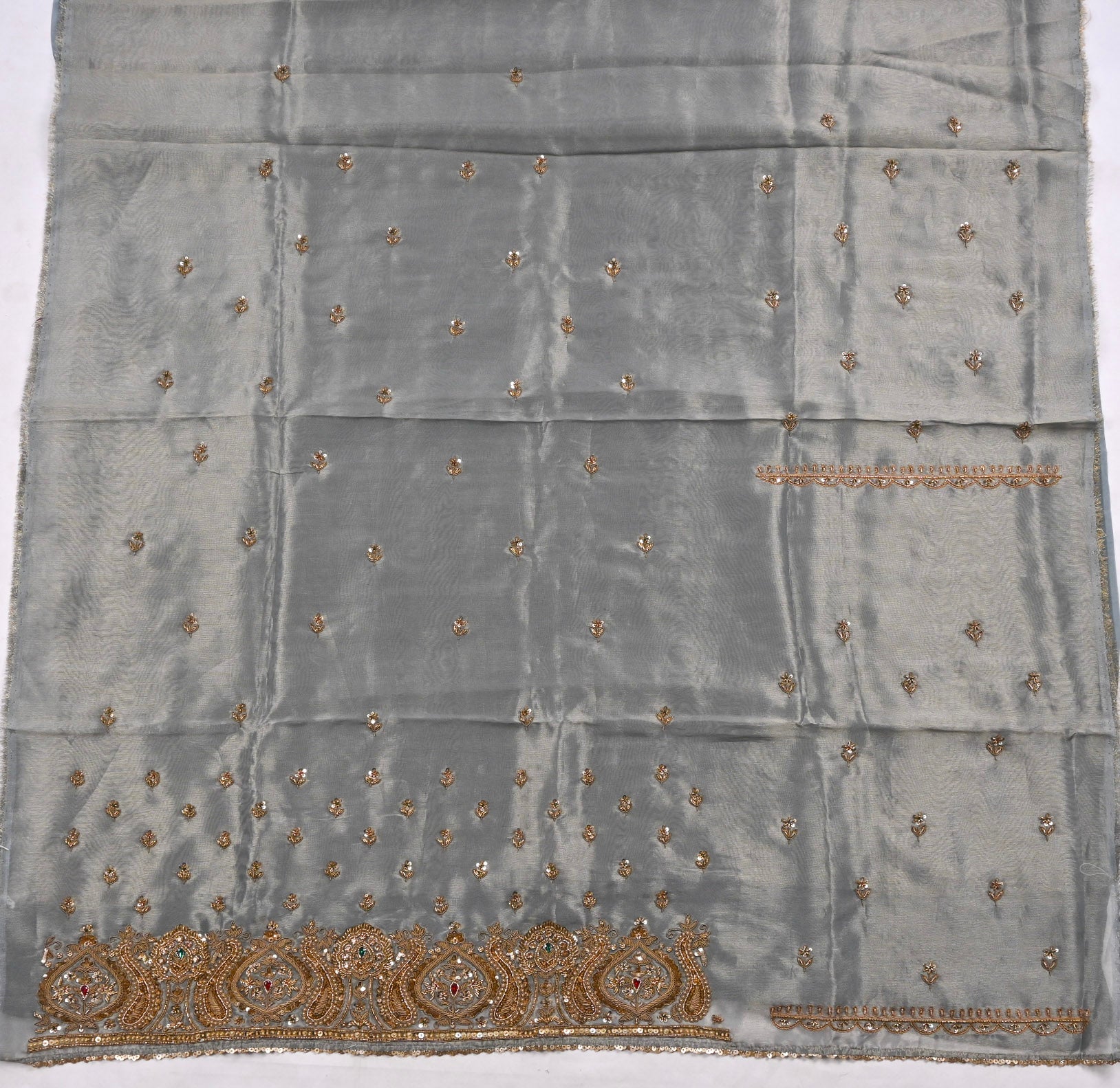 Shimmer Grey Unstitched Suit