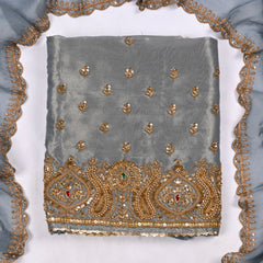 Shimmer Grey Unstitched Suit