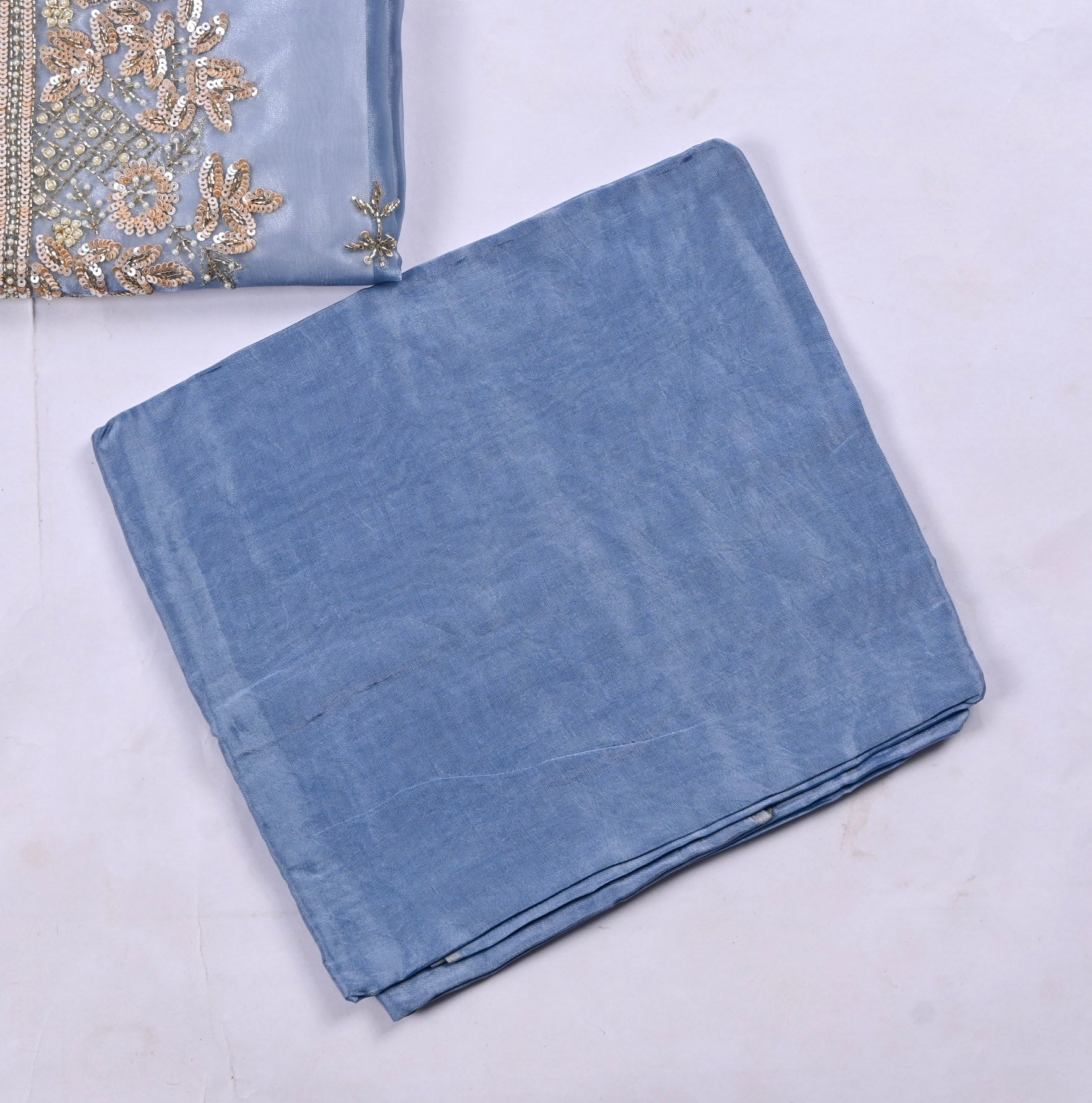 Glass Blue Unstitched Suit