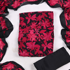 Chinon Magenta Unstitched Suit