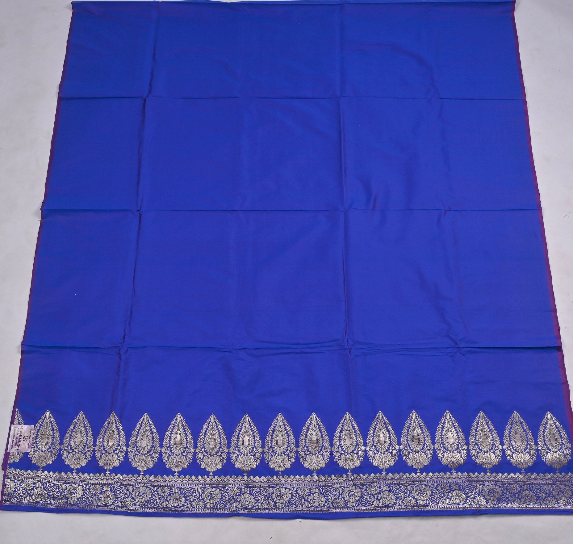 Silk Blue Unstitched Suit