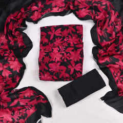 Chinon Magenta Unstitched Suit