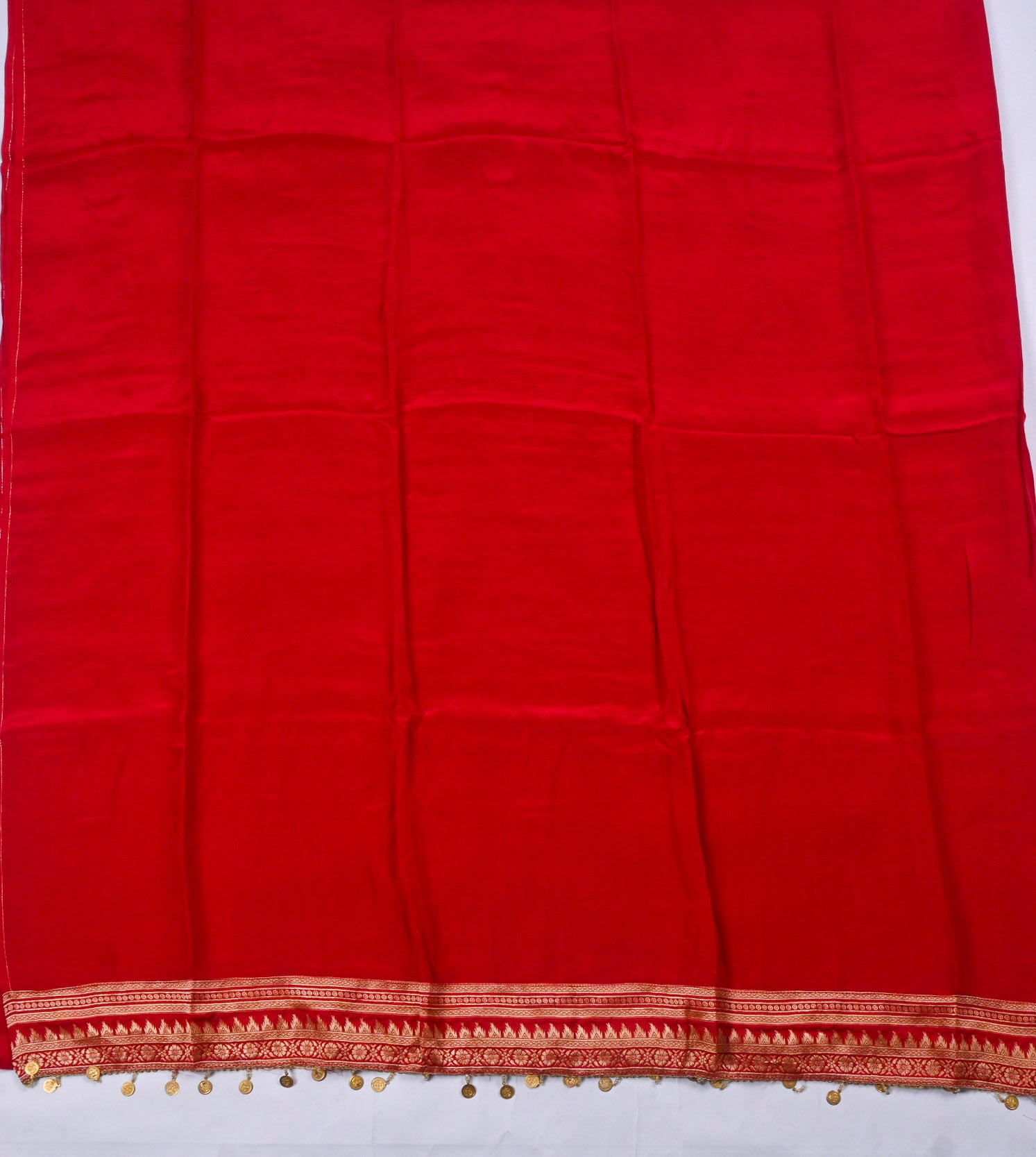 Crepe Red Unstitched Suit