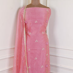 Crush Dusky Pink Unstitched Suit