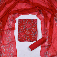 Burberry Red Unstitched Suit