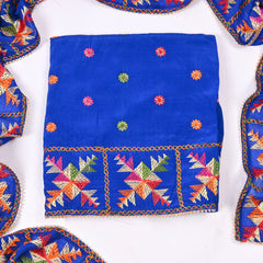 Crepe Blue Unstitched Suit