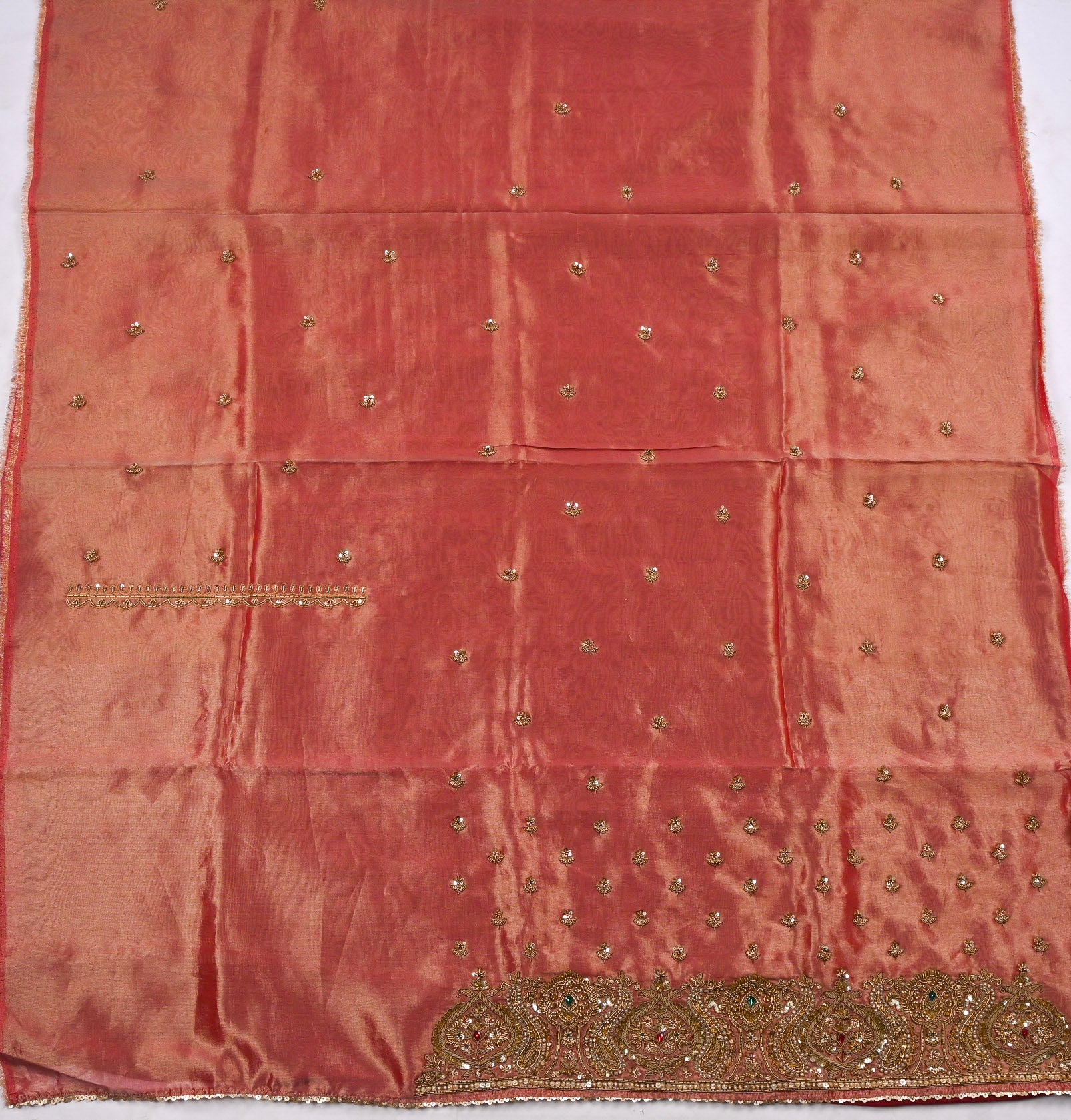 Shimmer Red Unstitched Suit