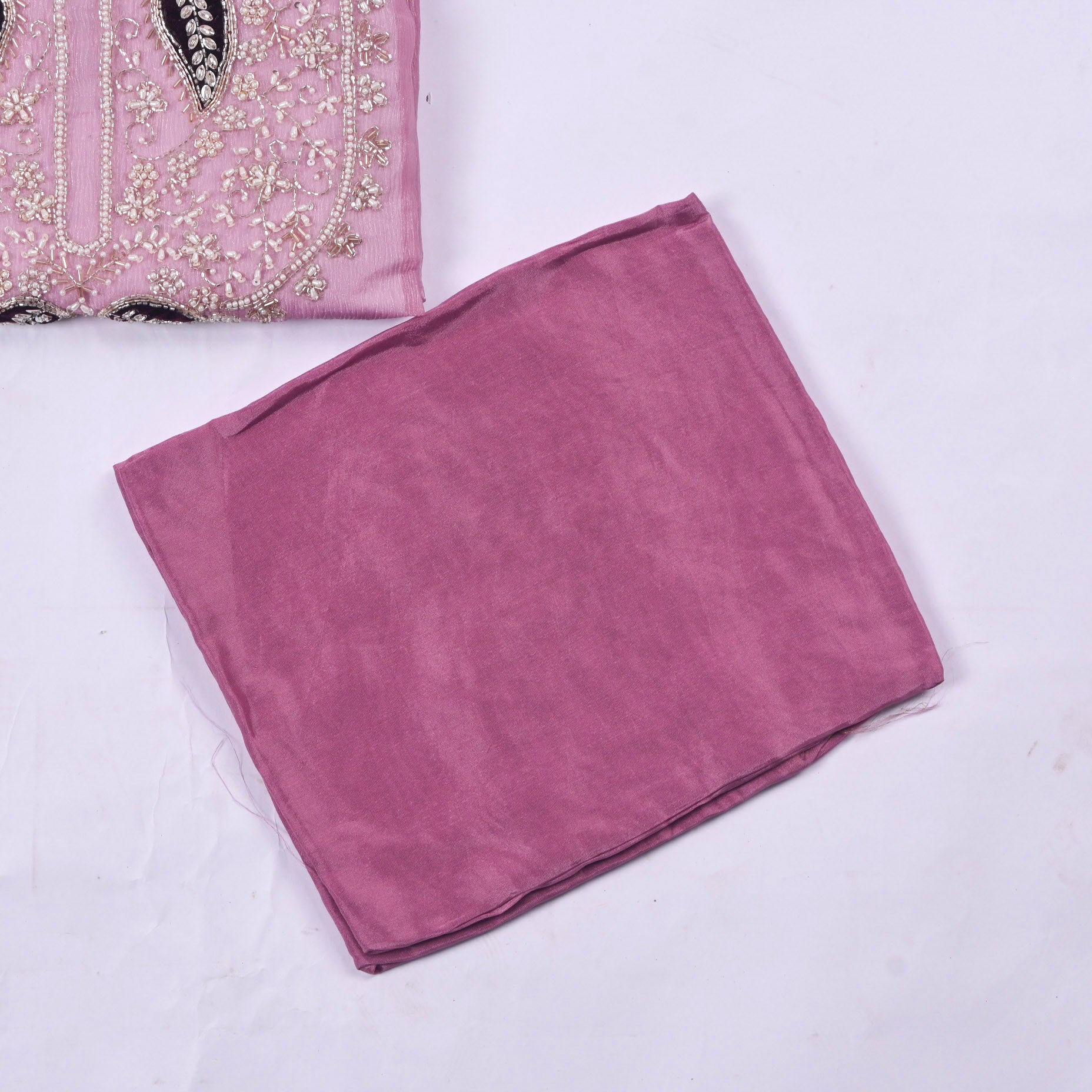 Shimmer Purple Unstitched Suit
