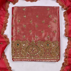 Shimmer Red Unstitched Suit