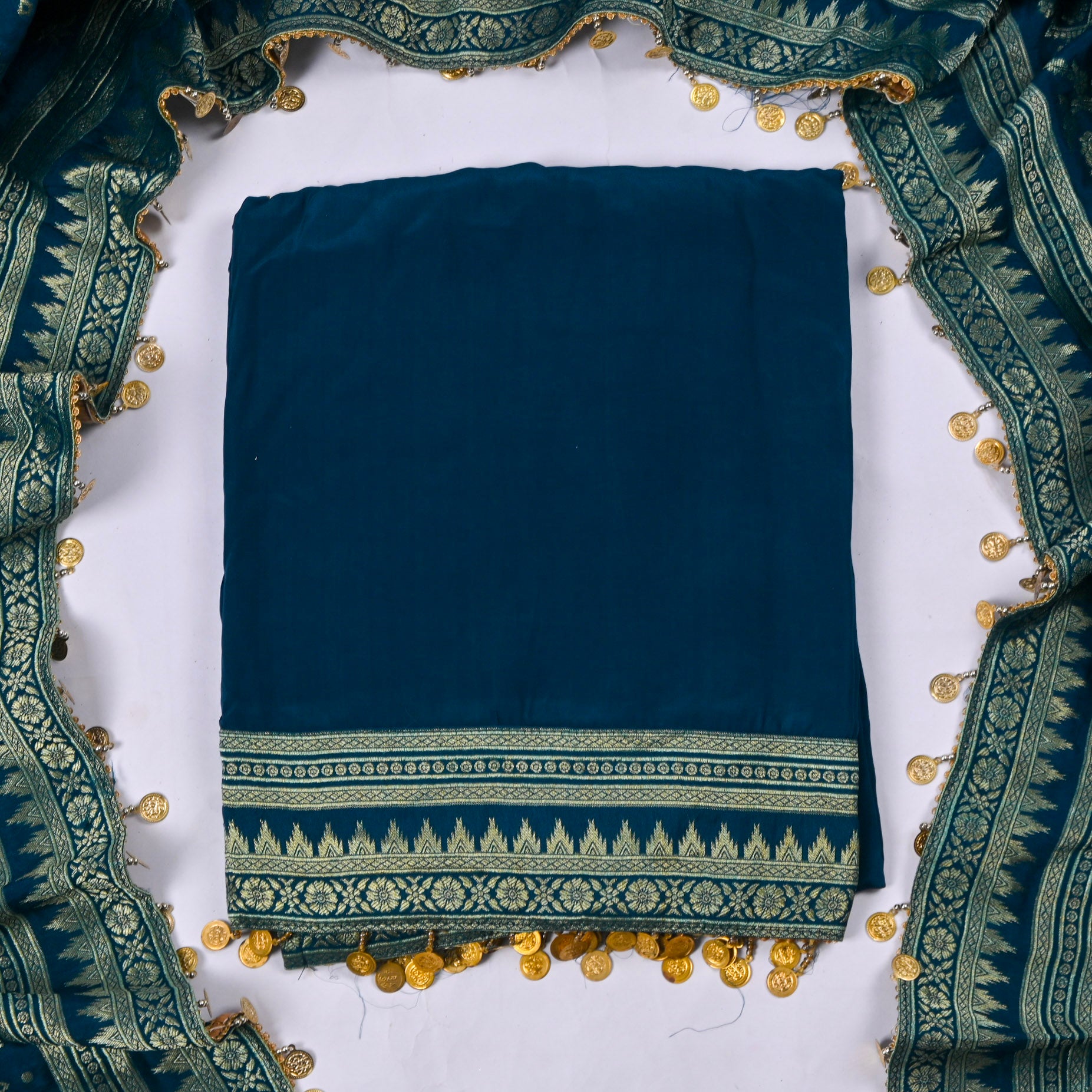 Crepe Blue Unstitched Suit