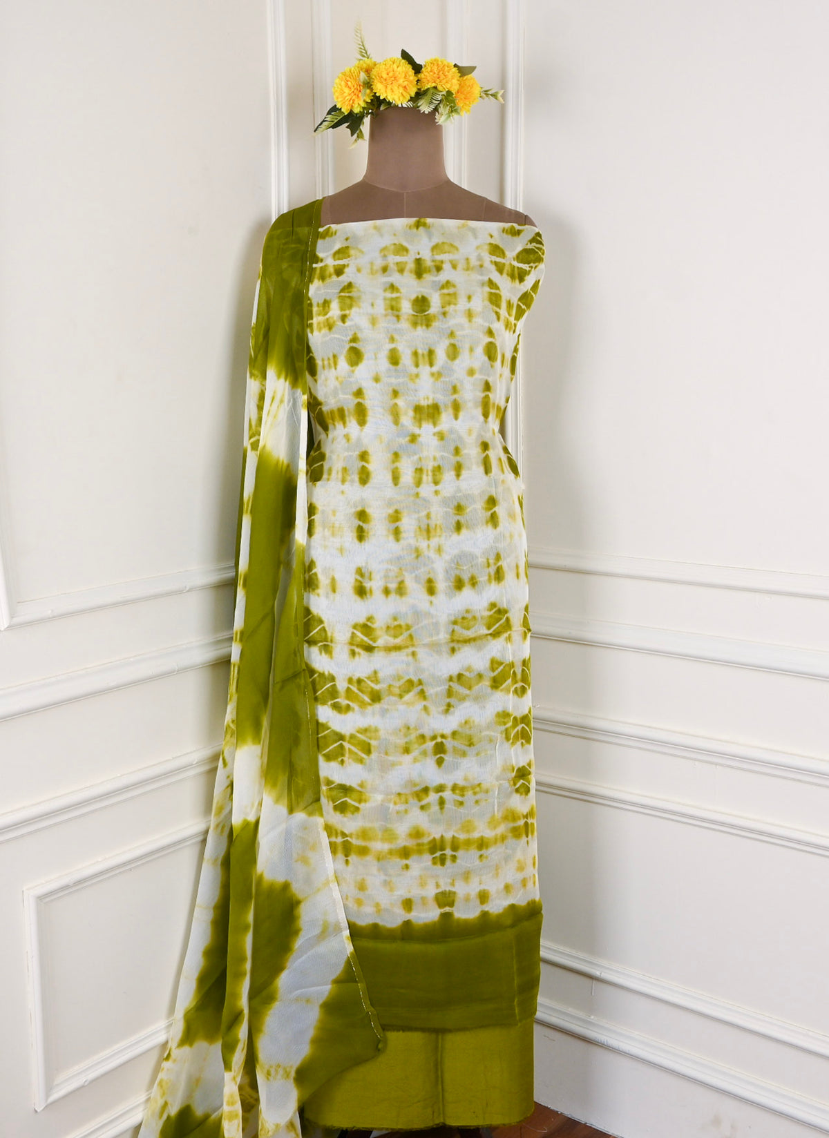 Burberry Green Unstitched Suit