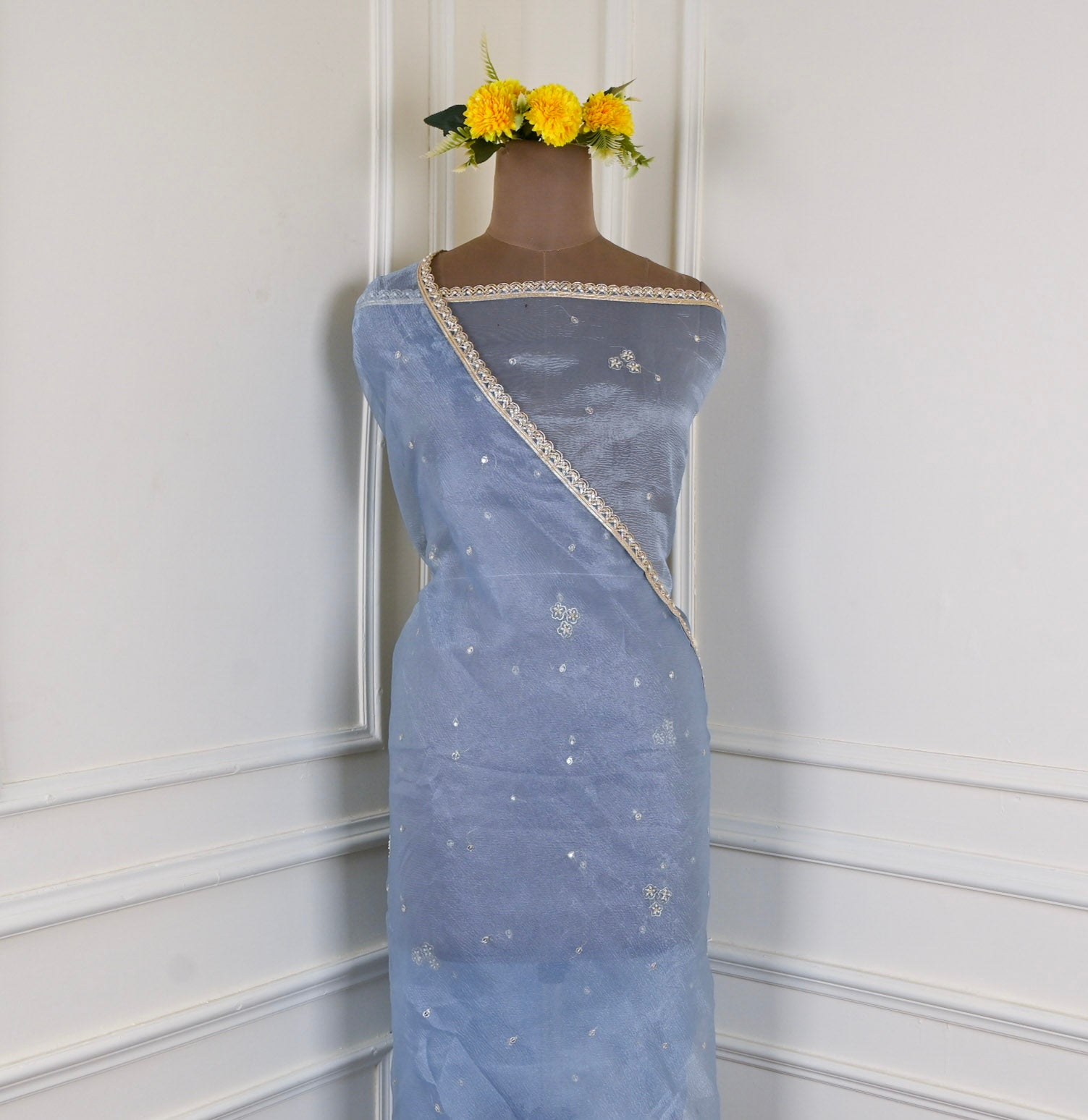 Crush Blue Unstitched Suit