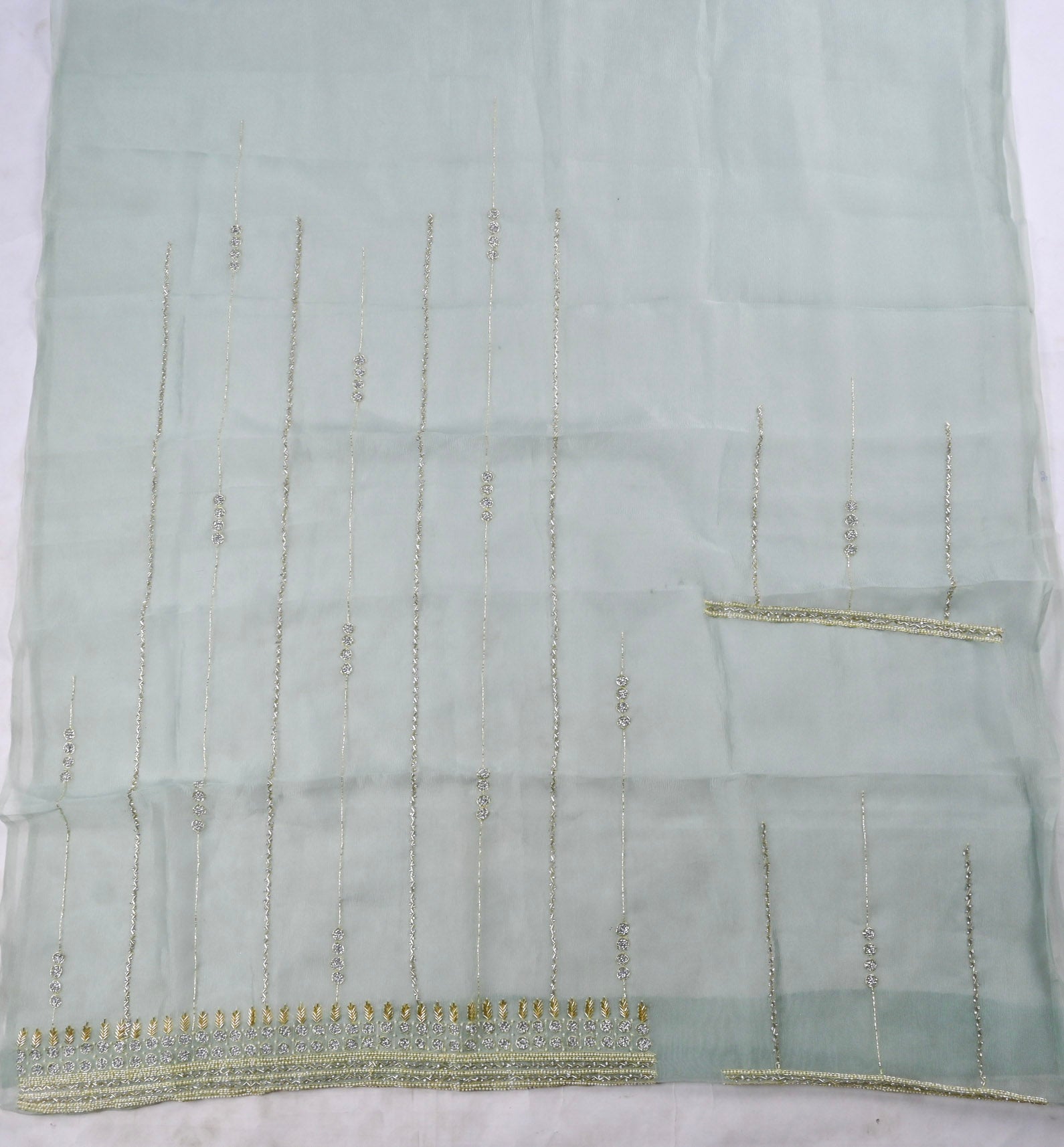 Crush Powder Blue Unstitched Suit