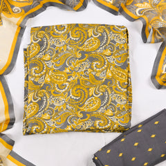 Chinon Yellow Unstitched Suit