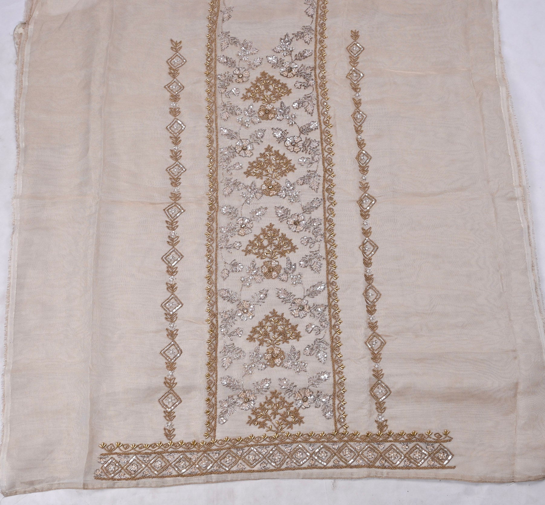 Burberry Beige Unstitched Suit